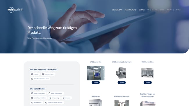 Relaunch Weiss Pharmatechnik: Digital milestone